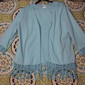 2004 Size Large Main St. Brand Matching Shell and Fringed Jacket
